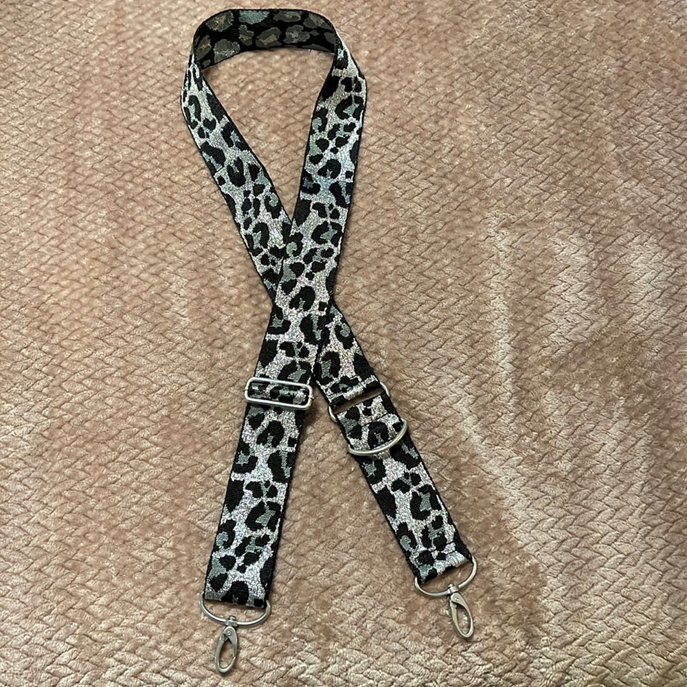 Baggallini silver/gray/black replacement strap